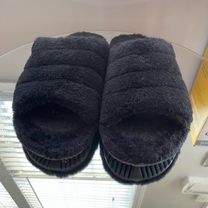 UGG® Fluff You Slide Sandal - Black
